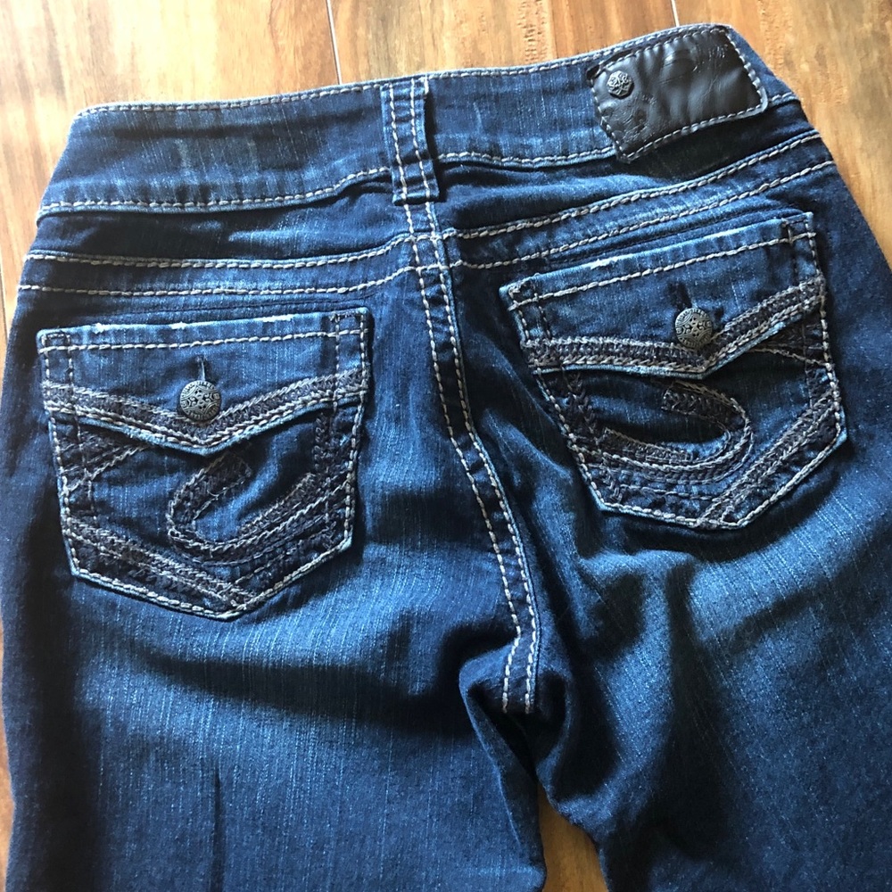Silver Suki Mid Slim Boot jeans 25x33
